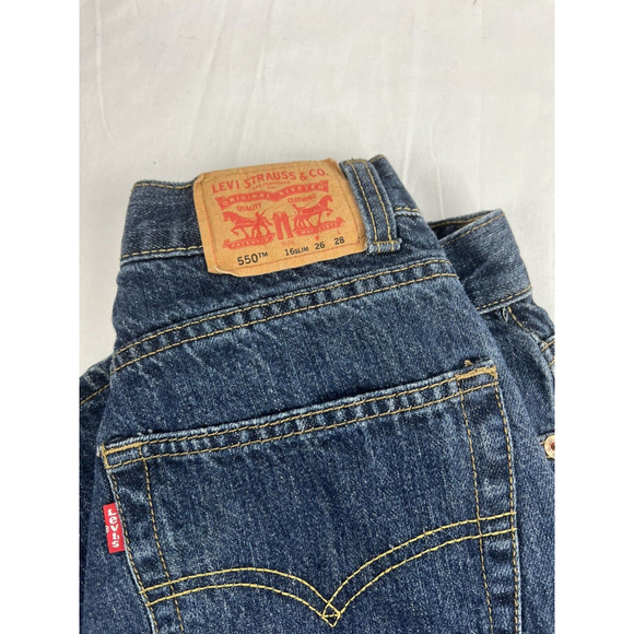 Children Youth Unisex Levi's 550 Relaxed Fit 16 Slim - Picture 1 of 3